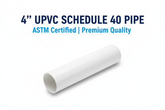 4" UPVC Schedule 40 Pipe Banner