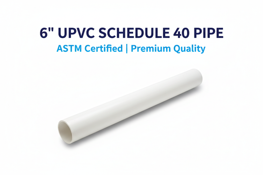 6" UPVC Schedule 40 Pipe Banner