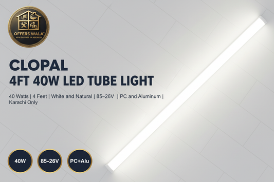 Clopal 4FT 40W LED Tube Light – Hero Banner Fixed