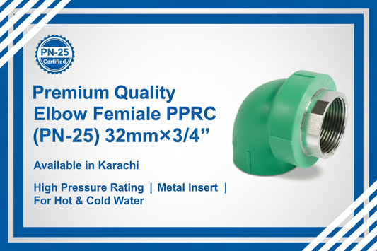 Elbow Female PPRC PN-25 32mm*3/4"