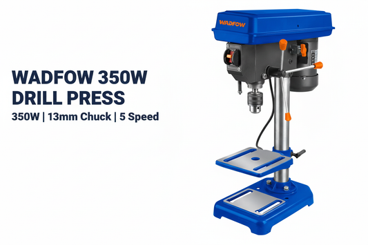 Wadfow 350W Drill Press Hero Banner - Professional Product Display
