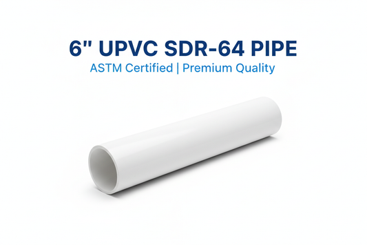 6 inch UPVC SDR-64 Pipe