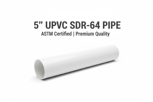 5 inch UPVC SDR-64 Pipe