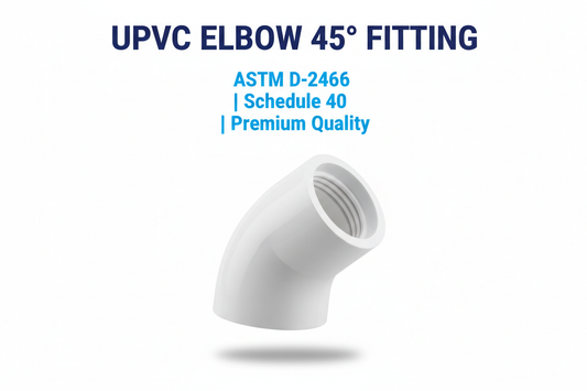 UPVC Elbow 45 Degree Fitting