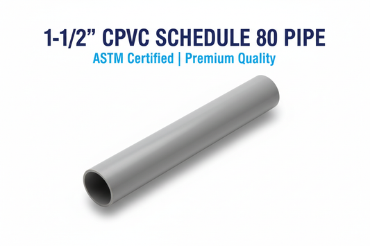 1-1/2 inch CPVC Schedule 80 Pipe