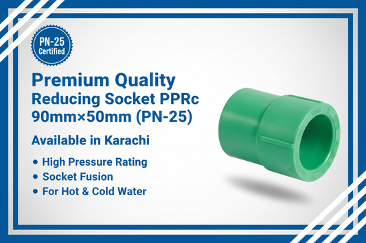 Reducing Socket PPRc 90mm×50mm (PN-25) - Available in Karachi