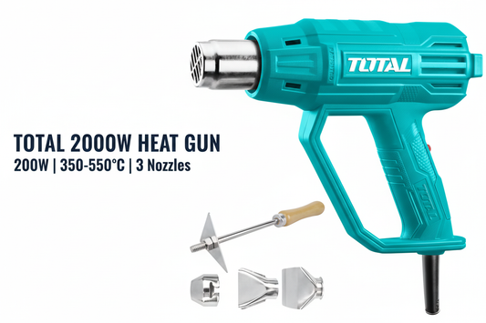 Total 2000W Heat Gun Hero Banner - Professional Product Display