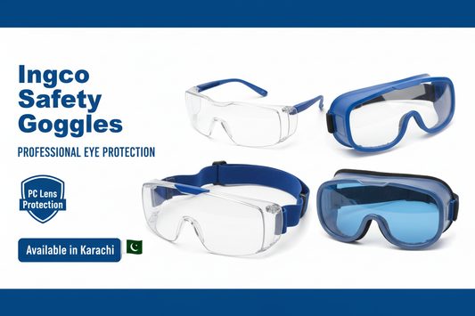 Ingco Safety Goggles - Professional Eye Protection Available in Karachi