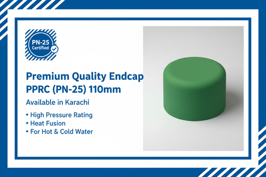 Premium PPRC Endcap 110mm PN-25 - Available in Karachi