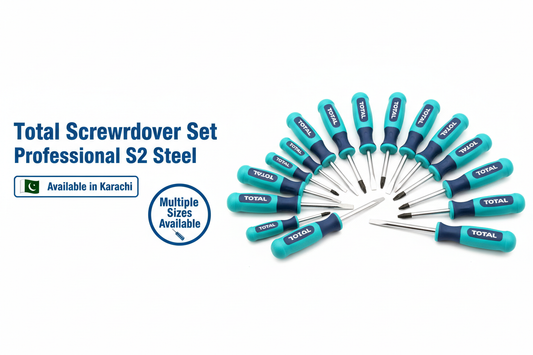 Total Screwdriver Set - Professional S2 Steel Available in Karachi