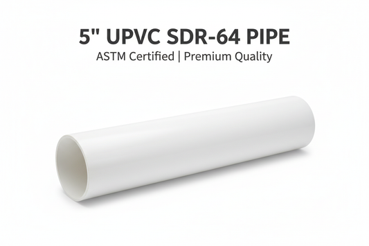 5 inch UPVC SDR-64 Pipe