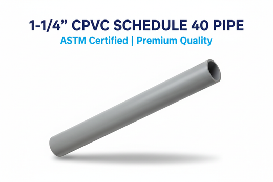1-1/4 inch CPVC Schedule 40 Pipe