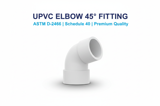 UPVC Elbow 45 Degree Fitting