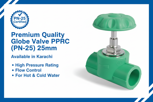 Premium PPRC Globe Valve 25mm PN-25 - Available in Karachi