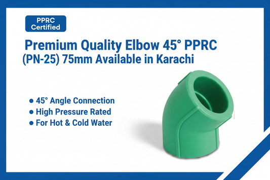 Elbow 45° PPRC PN-25 75mm Premium Quality Available in Karachi
