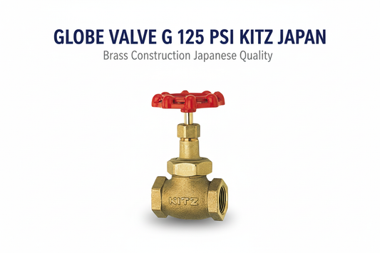 Globe Valve G (125 PSI) KITZ Japan - Brass Construction Japanese Quality