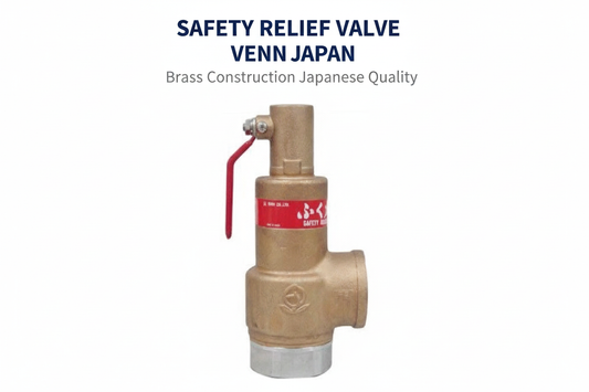 Safety Relief Valve VENN Japan - Brass Construction Japanese Quality