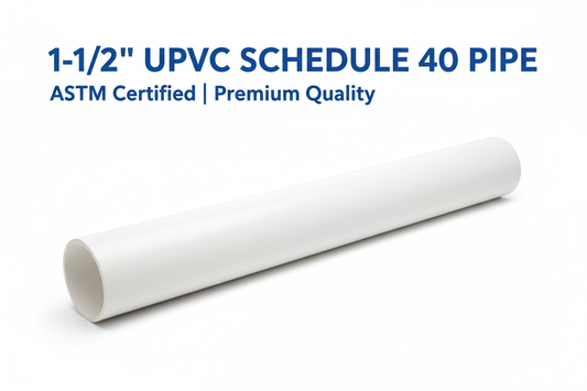 1-1/2" UPVC Schedule 40 Pipe Banner