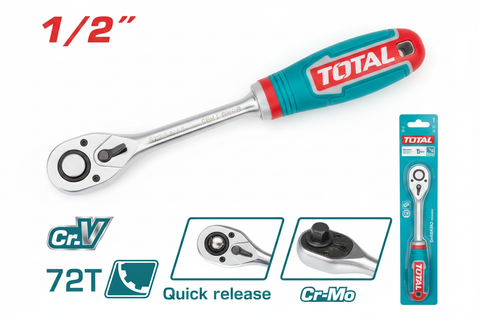 1/2 Drive Ratchet Wrench by TOTAL - Best Price in Karachi | Professional Hand Tools