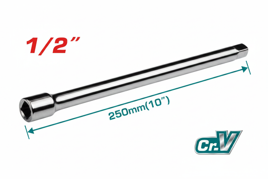 1/2 Inch Extension Bar 10 Inch 254mm Chrome Plated Hand Tool – Buy Socket Accessories in Karachi | Offers Wala