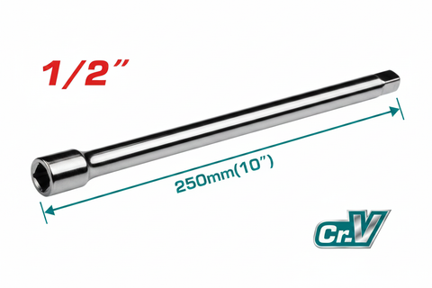 1/2 Inch Extension Bar 10 Inch 254mm Chrome Plated Hand Tool – Buy Socket Accessories in Karachi | Offers Wala