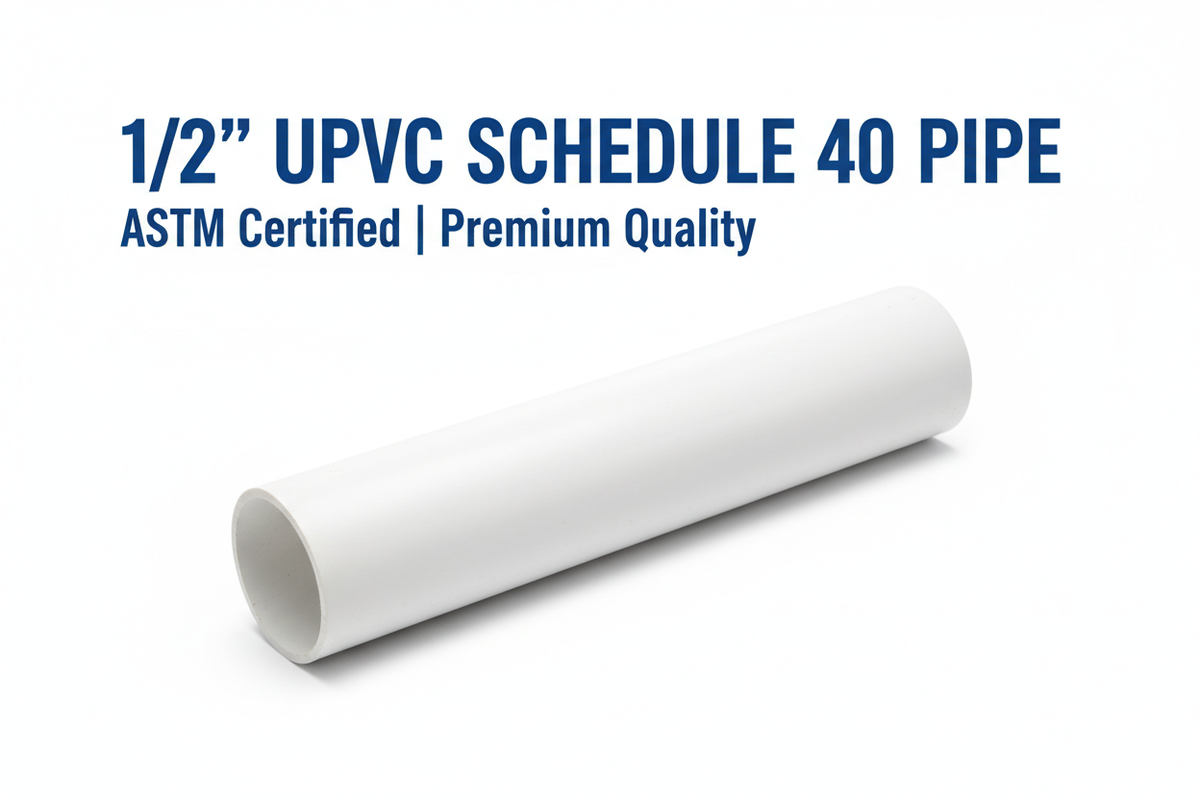 1/2" UPVC Schedule 40 Pipe Banner