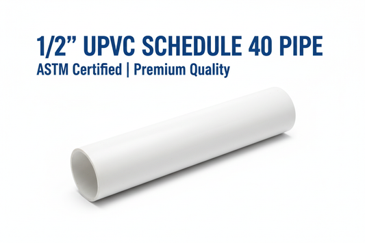 1/2" UPVC Schedule 40 Pipe Banner
