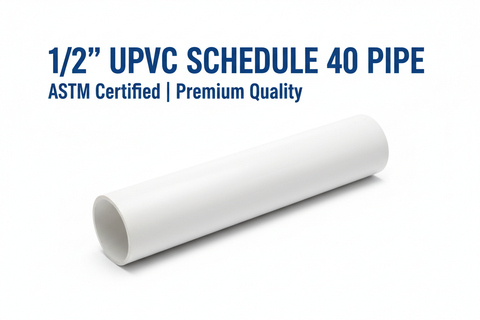 1/2" UPVC Schedule 40 Pipe Banner