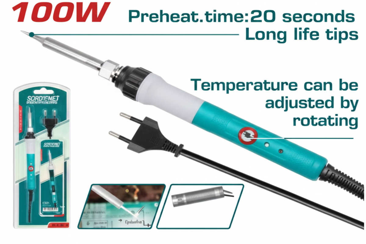 100W Soldering Iron available at best price in Karachi – high-quality soldering tool for electronics repair