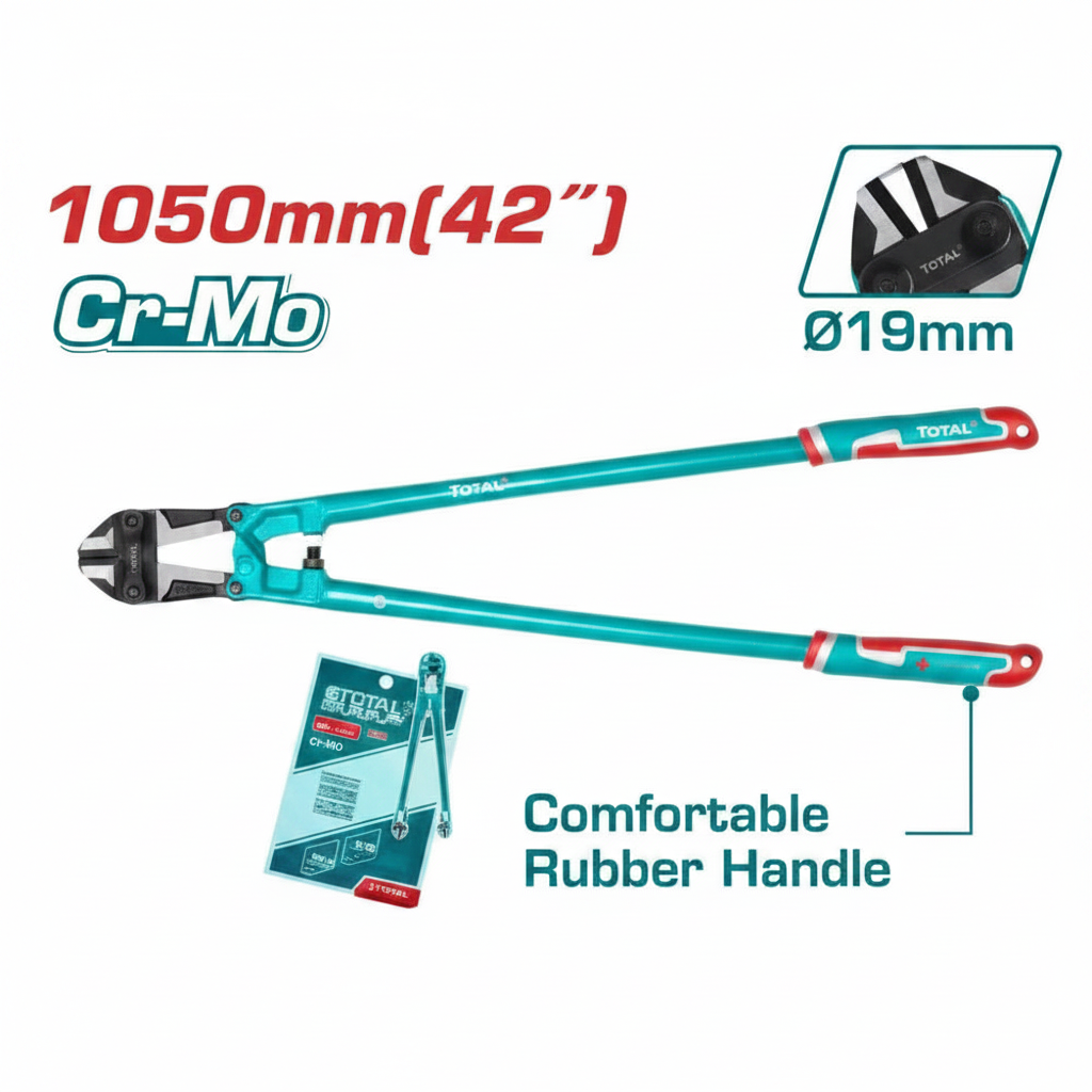 THT113426 42-Inch Heavy Duty Bolt Cutter with Cr-V Blade and TPR Ergonomic Handle – Buy in Karachi