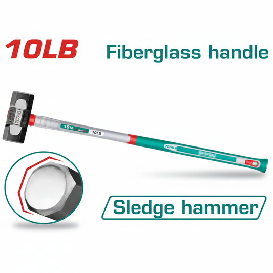 THSM61498 10LB Drop-Forged Sledge Hammer with Fiberglass Handle – Buy in Karachi | Offers Wala