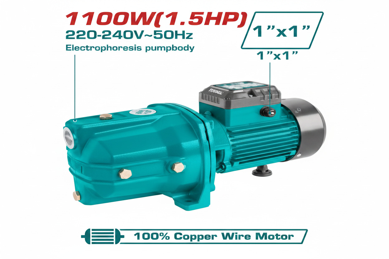 Self-Priming Jet Water Pump 1.5HP 1100W TWP311006 – Buy Online in Karachi Pakistan