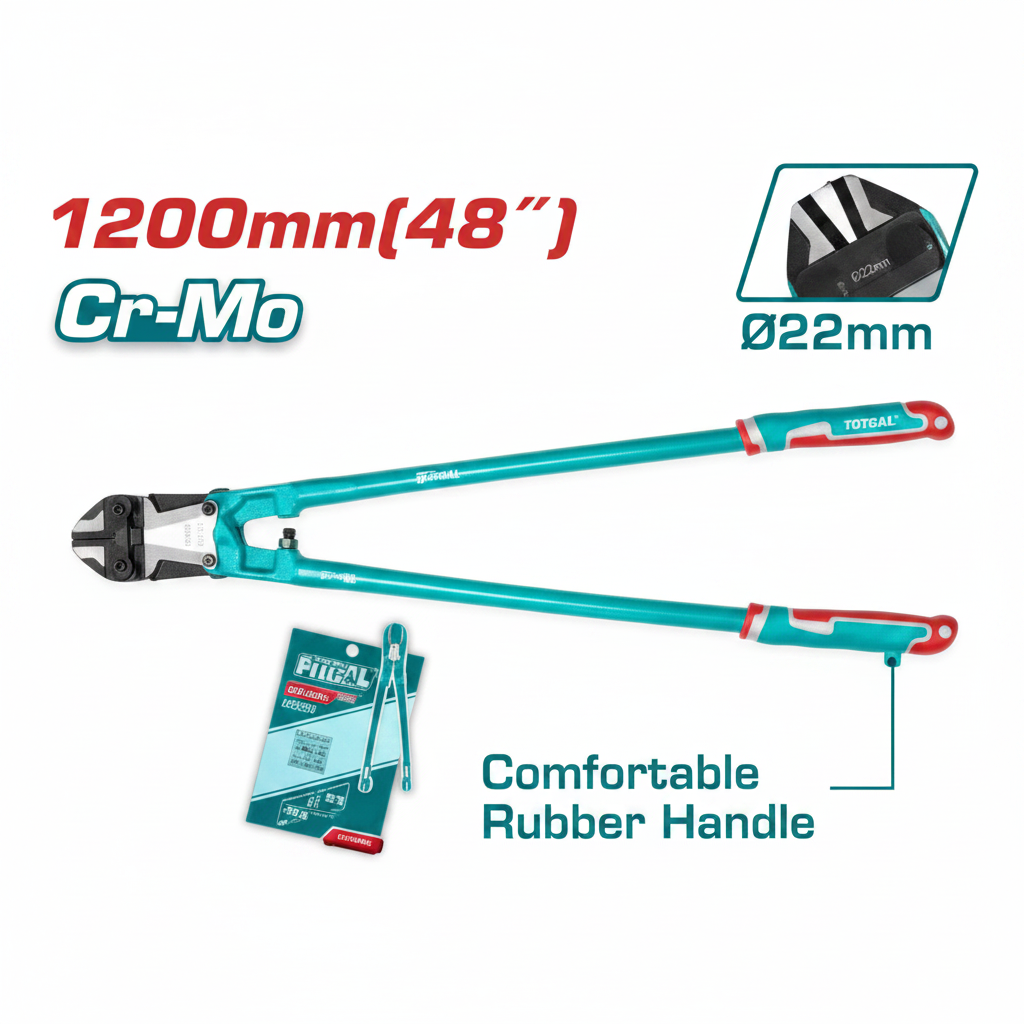THT113486 48-inch Heavy Duty Bolt Cutter with Cr-V Blade and TPR Handle – Buy in Karachi | Offers Wala