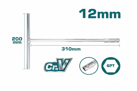 12mm T-Handle Hex Key Wrench - Buy in Karachi Pakistan | Chrome Vanadium Steel Allen Key Hex Tool