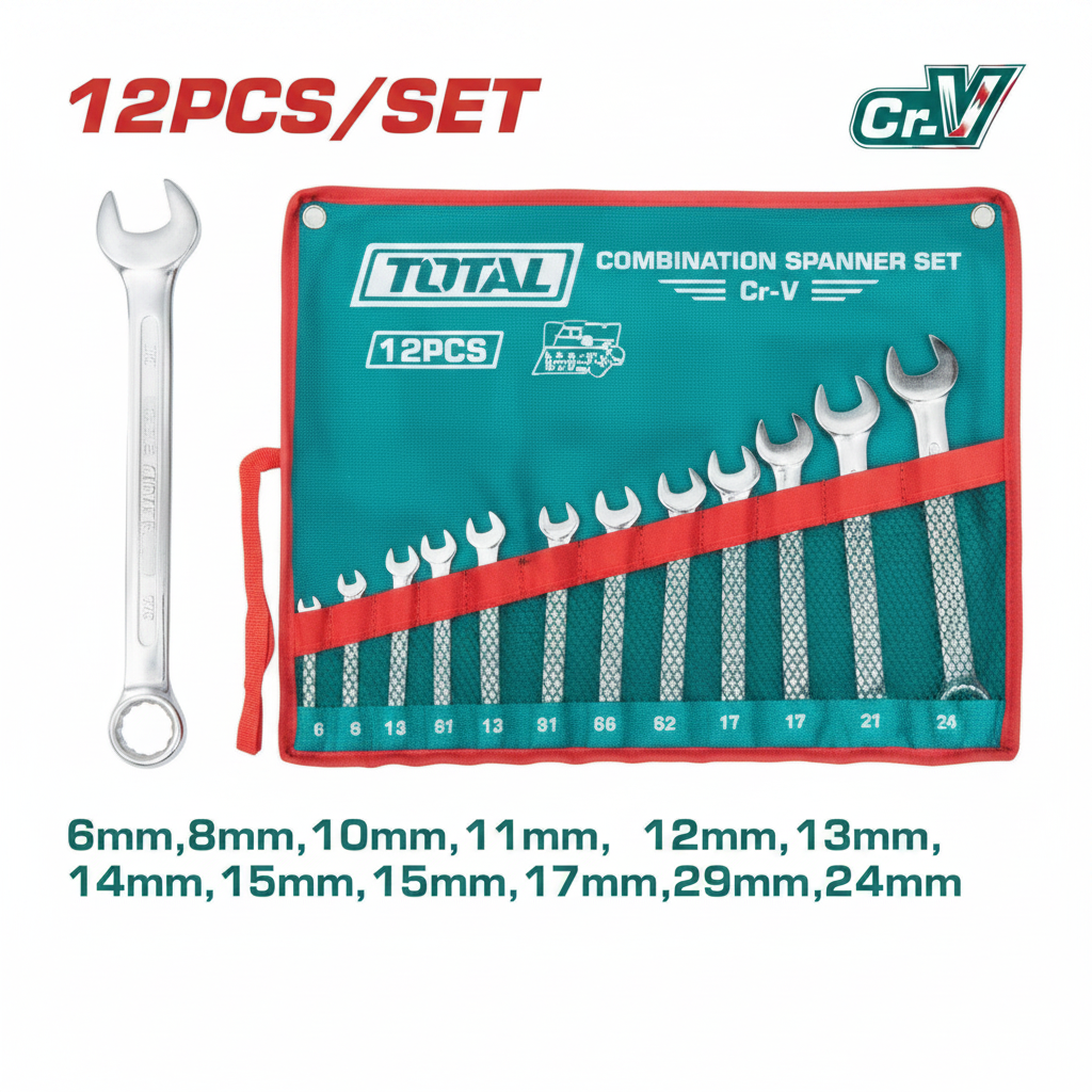 12Pcs Combination Spanner Set 6-24mm THT1022121 – Buy in Karachi | Offers Wala