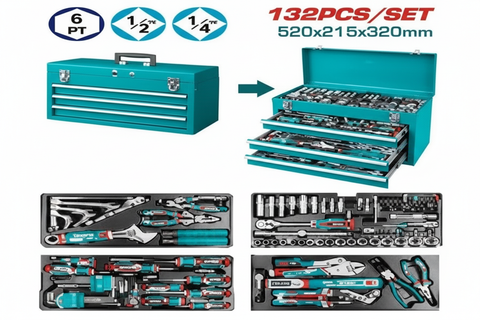 132 Pcs Tool Chest Set THPTCS71321 – Professional Hand Tools in Karachi | Offers Wala