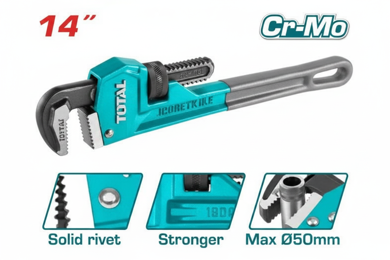 THT171146 14 Inch Heavy Duty Pipe Wrench 350mm – Buy Online in Karachi | Offers Wala