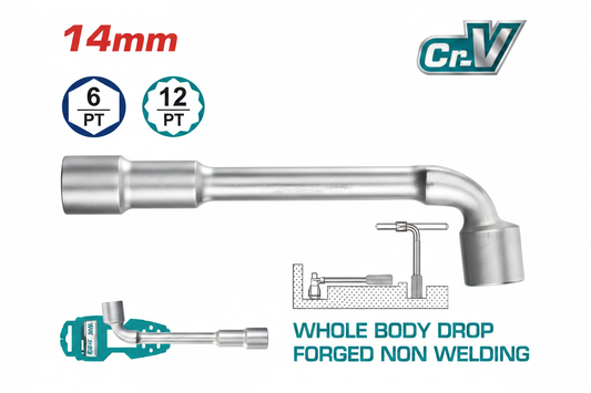 14mm L-Angled Socket Wrench Cr-V THWL1406 – Professional Mechanic Tool in Karachi
