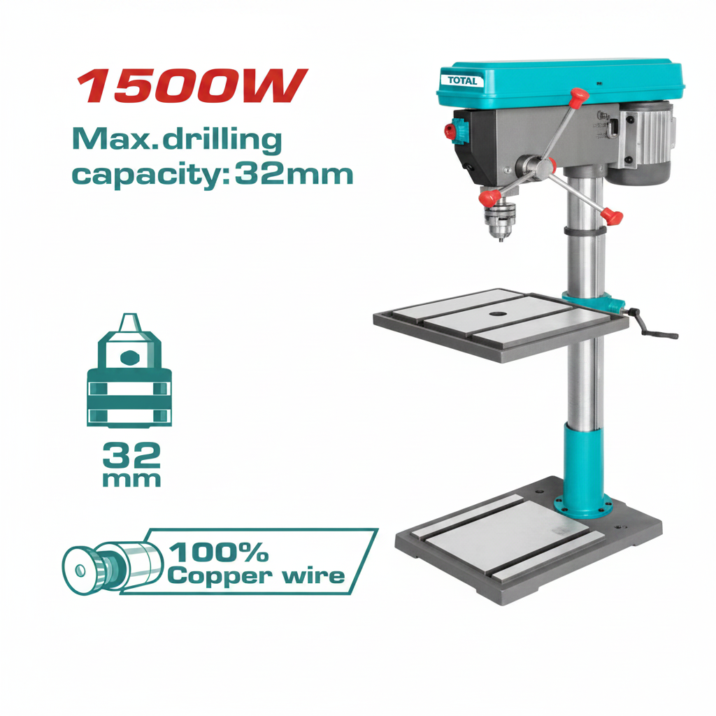 Ingco TDP3211005 32mm 1500W Bench Drill Press – Buy Online in Karachi | Offers Wala