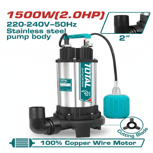 1500W Heavy Duty Sewage Submersible Pump TWP7150026 – Buy in Karachi