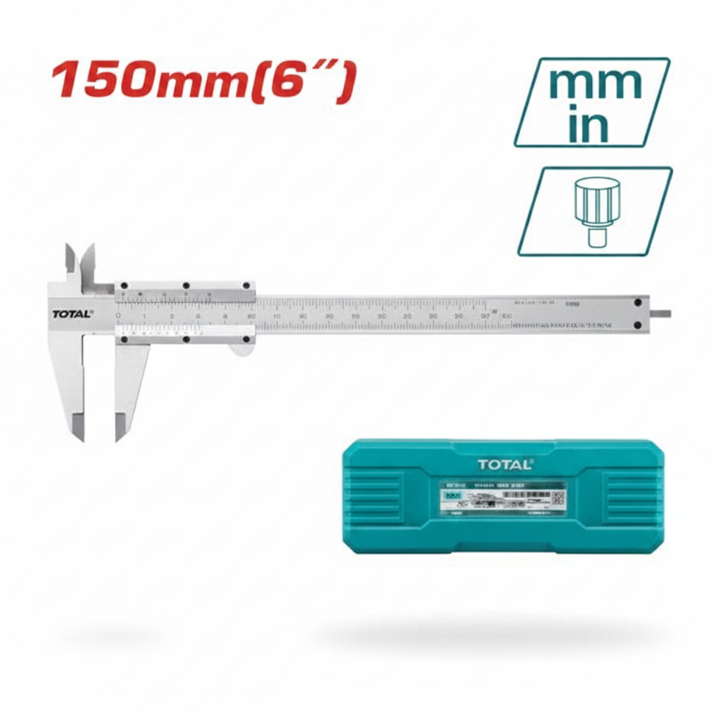 TMT311501 Vernier Caliper 0-150mm Carbon Steel – Buy Precision Measuring Tool in Karachi