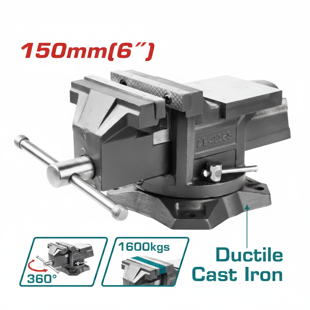150mm Bench Vise heavy duty workshop clamp tool Karachi Pakistan