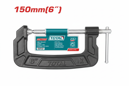 G Clamp THT13161 6 inch heavy duty malleable cast iron clamp for workshop use – buy in Karachi