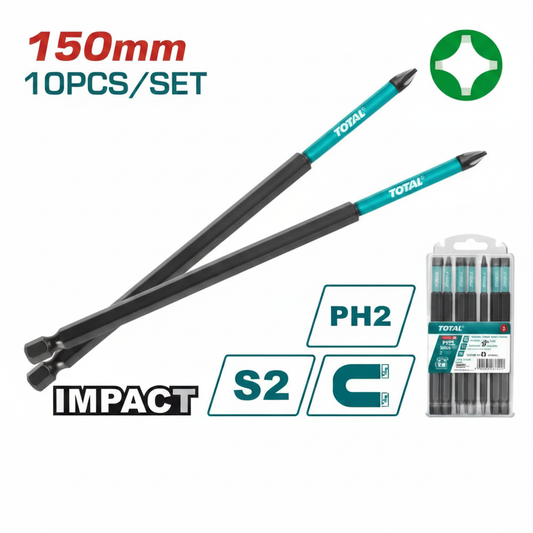 PH2 150mm Impact Screwdriver Bits Set 10pcs – Buy Online in Karachi Pakistan