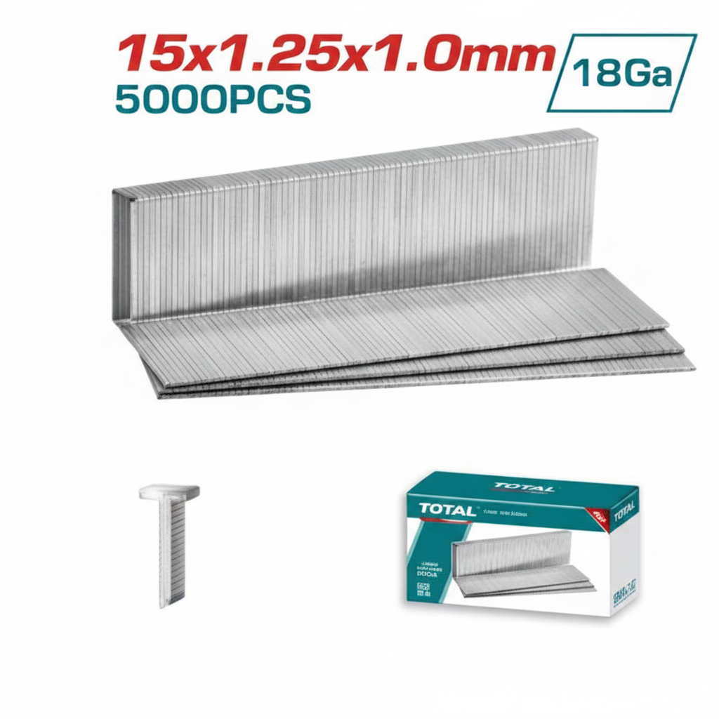 15mm Brad Nails 18Ga Staples 5000pcs – TAC918151 Nailer Nails | Buy in Karachi Pakistan