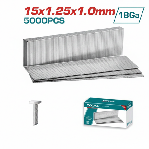15mm Brad Nails 18Ga Staples 5000pcs – TAC918151 Nailer Nails | Buy in Karachi Pakistan