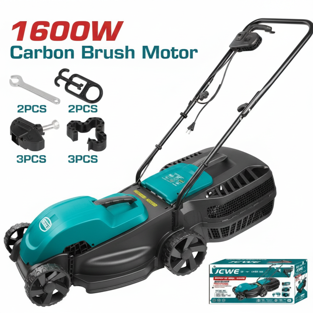 Electric Lawn Mower 1600W 380mm Cutting Width – Buy Online in Karachi | Offers Wala