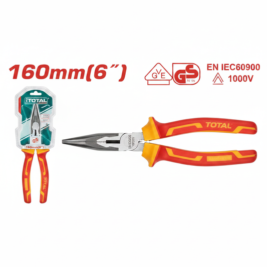 THTIP2361 Insulated Long Nose Pliers 1000V 160mm – Electrician Tool Karachi