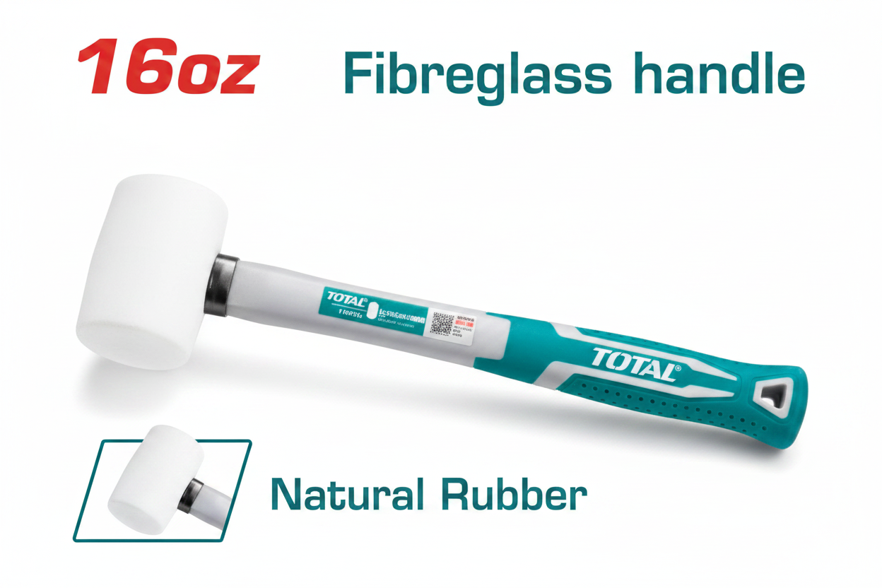 16oz Rubber Mallet Hammer with Fiberglass Handle – Buy in Karachi | Offers Wala