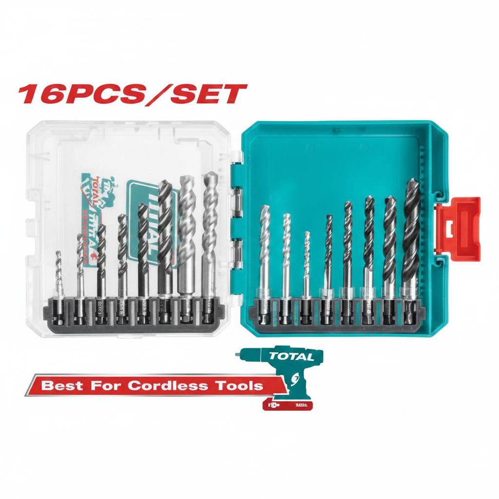 16 Pcs Drill Bits Set for Metal Wood and Multifunction – Buy in Karachi Pakistan